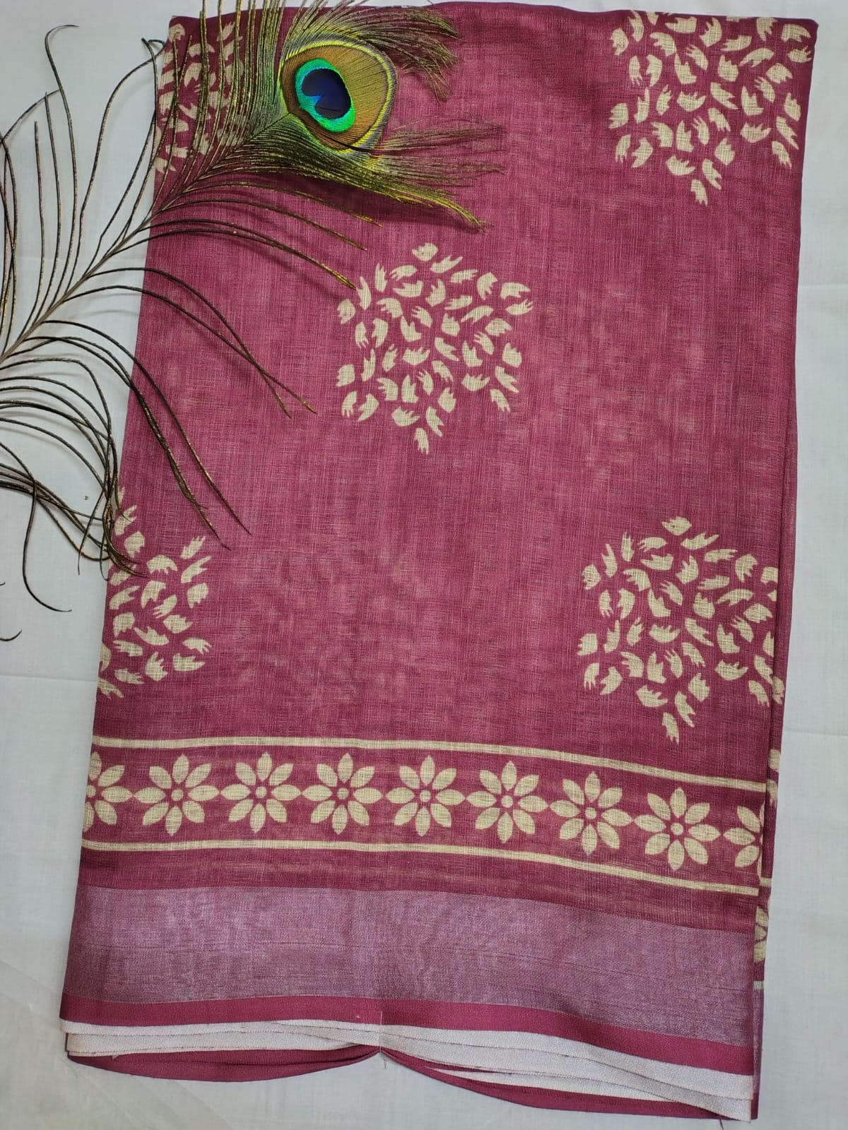   LINEN COTTON SAREE